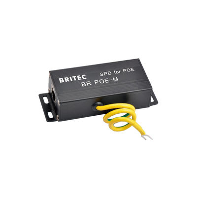 BR-POE-M 48 فولت إشارة ارتفاع الوقوف Poe Protector إشارة الطاقة عبر الايثنتر Spd الصين البيانات حماية ارتفاع الوقوف المورد