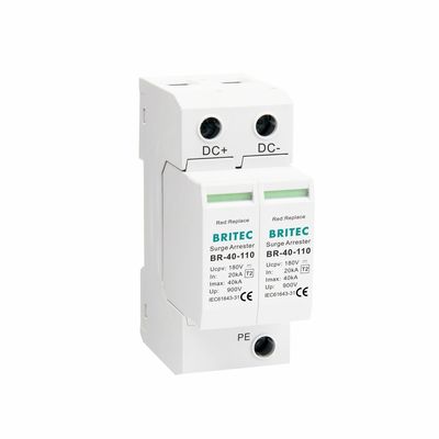 BR-40 110 الطاقة الشمسية DC جهاز حماية زيادة الطاقة 110v DC SPD