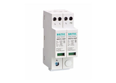 جهاز الحماية من التوترات الثلاثية المرحلة من النوع 3 BR275-10DP 4 Pole Surge Arrester