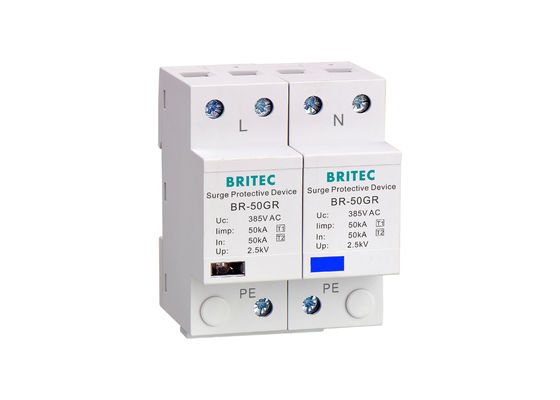 الجهد المنخفض التيار المتردد SPD واحد المرحلة الحماية من الصاعق العاصفة المعتقلة CE مرورا