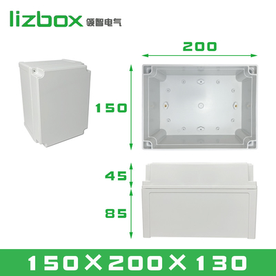TY-8025085 صناديق الاتصال الكهربائية في الهواء الطلق ABS البلاستيكية مشروع IP66 تقاطع مربع التبديل