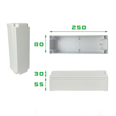 TY-8025085 صناديق الاتصال الكهربائية في الهواء الطلق ABS البلاستيكية مشروع IP66 تقاطع مربع التبديل