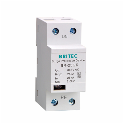 BR-25GR 48V Class I مانع الصواعق منخفض الجهد 25kA 48V SPD Surge Filter واقي من الصواعق