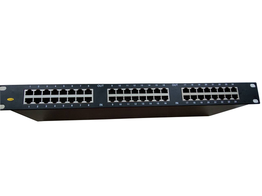 24 منفذ Rj45 إيثيرنث رف الشبكة إيقاف البرق رف rj45 spd أجهزة حماية إيثيرنث لتحقيق زيادة الطاقة الصين