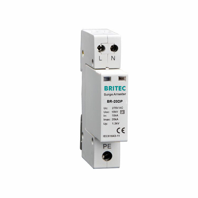 جهاز BR-20DP 2P 10kV لحماية التمديدات النوع 3 لنظم الجهد المنخفض