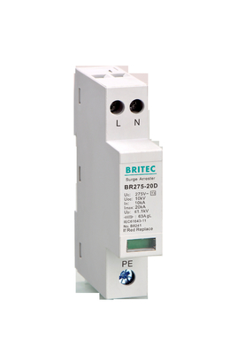 جهاز BR-20DP 2P 10kV لحماية التمديدات النوع 3 لنظم الجهد المنخفض