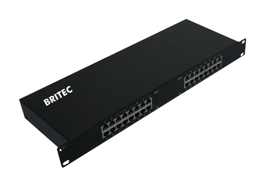 BRRJ45L-16R 1000Mbps / 100Mbps RJ45 حماية زيادة حرارية شبكة صعود رف حماية زيادة حرارية إثرنيت حماية البرق إثرنيت