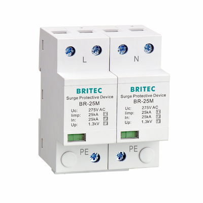 BR-25M 3P Class I spd Surge Protector وظيفة تشوير عن بعد مانع الصواعق