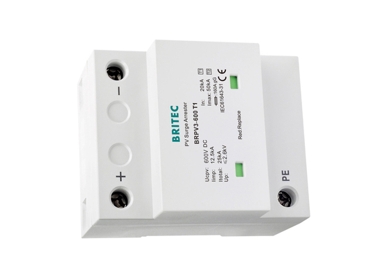 12.5kA BRPV3-600T1 نوع 1 + 2 حماية الطاقة الشمسية للطاقة الشمسية