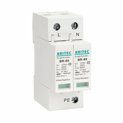 BR275-60 3P + 1 60kA Type 2 Surge Protection Device SPD جهاز الحماية من الرعد