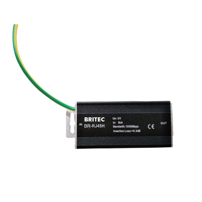 RJ45 SPD Ethernet أجهزة حماية البيانات من زيادة الحرارة Din Rail