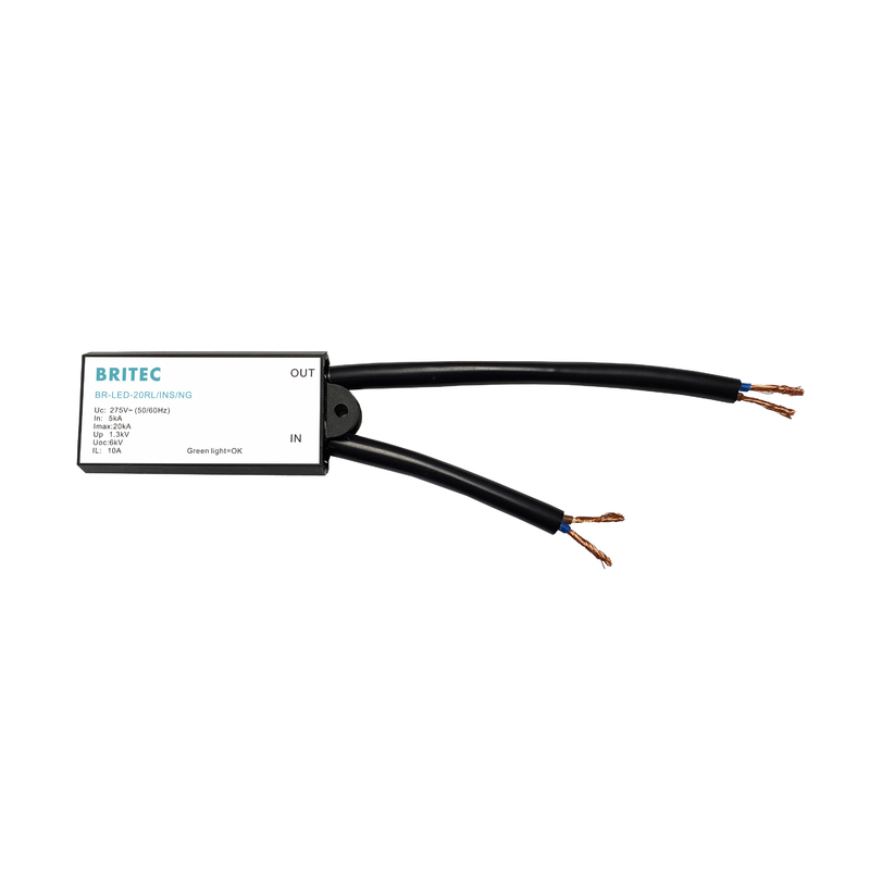 20kA 6kv LED Driver SPD جهاز حماية الطفرة AC 275V Type 2 + 3