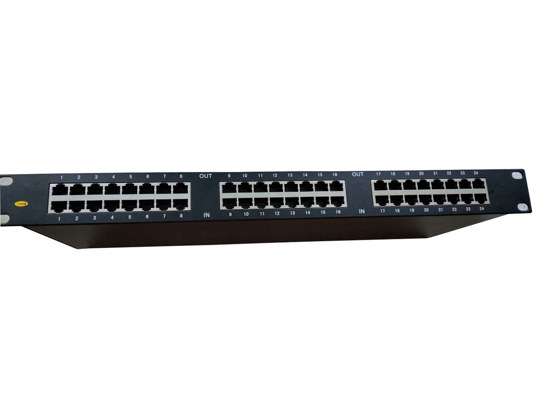 24 منفذ Rj45 إيثيرنث رف الشبكة إيقاف البرق رف rj45 spd أجهزة حماية إيثيرنث لتحقيق زيادة الطاقة الصين