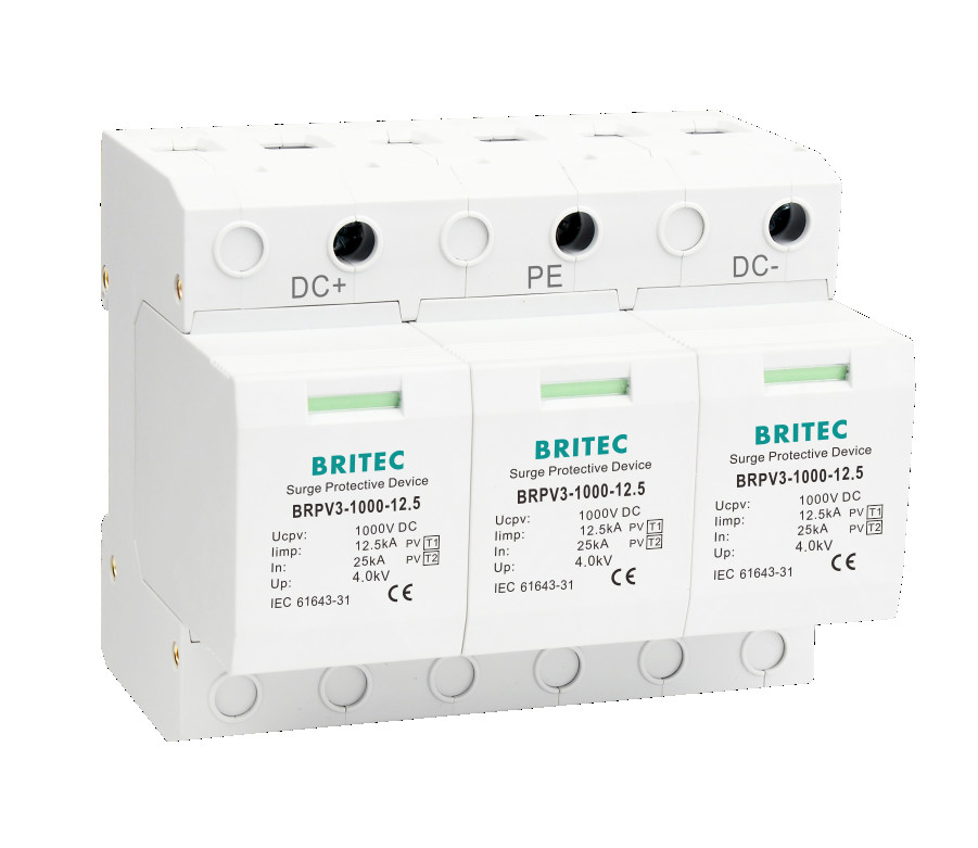 BRPV3-1000 12.5 DC SPD Pv Dc جهاز حماية من التوتر Dc Suppressor