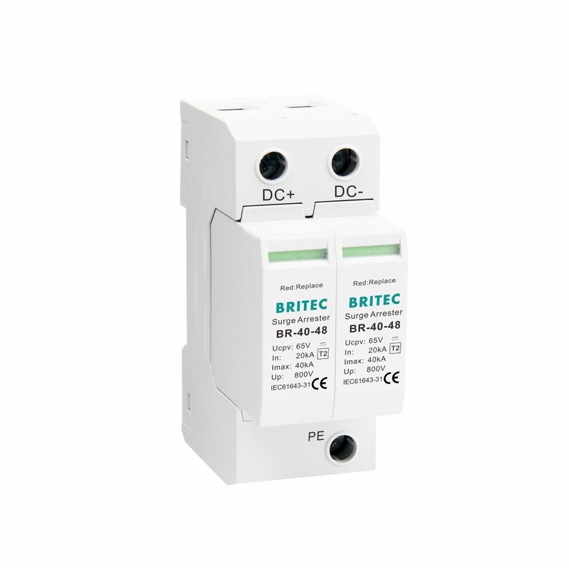 BR-40 48 DC SPD جهاز حماية الطاقة الكهربائية من التوتر 48 فولت عازل التوتر