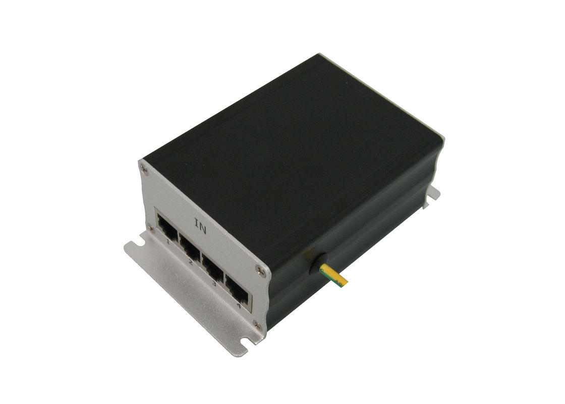 4- منفذ RJ45 5KA Ethernet Surge Protection Devices 5V Poe Ethernet Surge Arrester