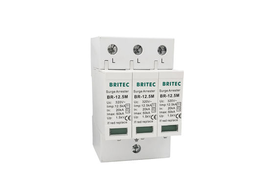 جهاز حماية التيار الكهربائي IEC61643-1 320V 12.5kA Spd