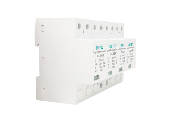 Type 1 Class B Spd Surge Protector 25KA 4P 385Vac Class I High Power