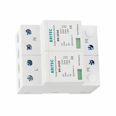 داخلي CE IP20 10 / 350us Type 1 TUV Surge Protection Device صواعق صواعق