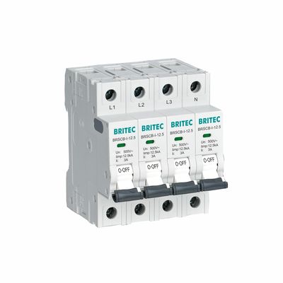 BRSCB-I-25 4P OEM/ODM SPD حماية النسخ الاحتياطي حماية زيادة الطاقة scb