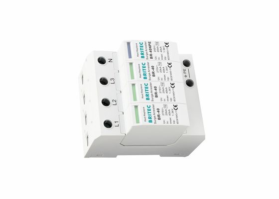 3p + NPE Imax 40kA Type 2 SPD Surge Protection Low - جهاز مانع الجهد