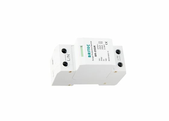 25KA حماية التيار الكهربائي المنخفض 1 P حماية البرق