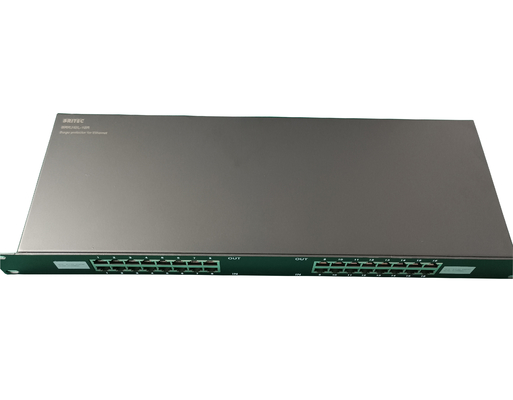 BRRJ45H-16R إشارة الاتصالات الموجة الزائدة المعتقلة 1000M رف التثبيت حماية إثرنيت الزيادة الزائدة
