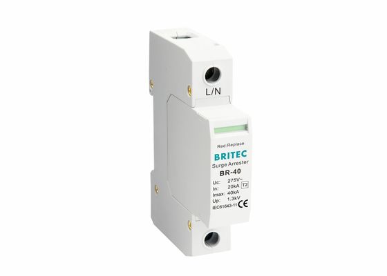 35 مليمتر نوع 2 صواعق صواعق Din Rail صواعق نوع 2 - 1P
