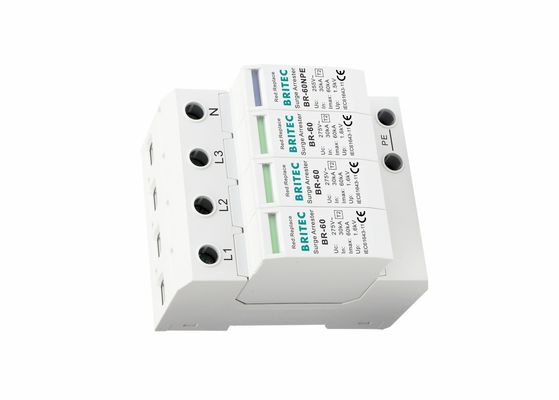 IEC61643-1 SPD نوع الجهد المنخفض 2 جهاز حماية الطفرة دليل على الاهتزاز
