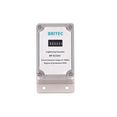 جهاز عداد صواعق الإضاءة للأحداث OEM BR-SC02E 0~999999، 5 كيلو أمبير - 150 كيلو أمبير