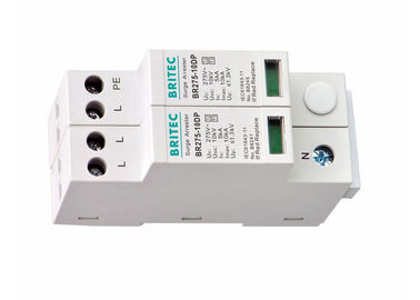 جهاز الحماية من التوترات الثلاثية المرحلة من النوع 3 BR275-10DP 4 Pole Surge Arrester