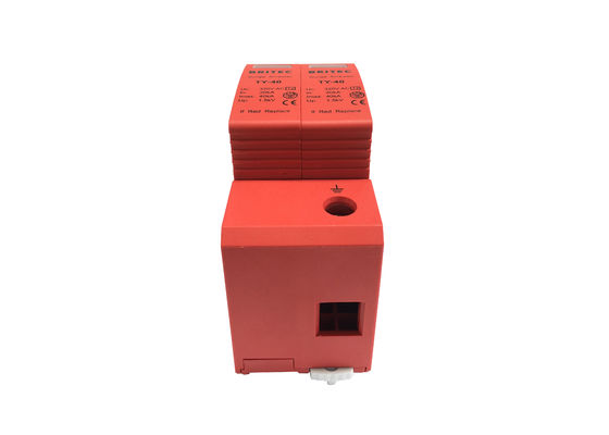 320V قابل للتوصيل 40kA 2P من النوع 2 جهاز حماية الطفرة المعيارية