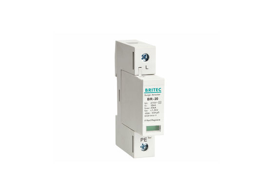 فئة II 20kA 1P Type 2 Surge Protection Device SPD Power Surge Arrester