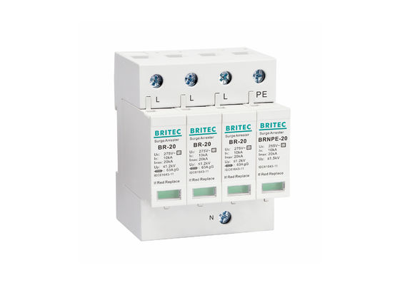 275V AC Surge Protector 20kA جهاز الحماية من الصواعق الكهربائية