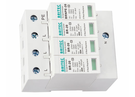 275V AC Surge Protector 20kA جهاز الحماية من الصواعق الكهربائية