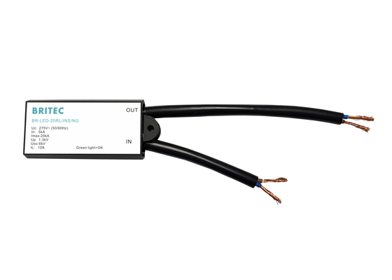 جهاز حماية من الصواعق LED 275 فولت من النوع 3 6KV 20KA واقي شارع خفيف