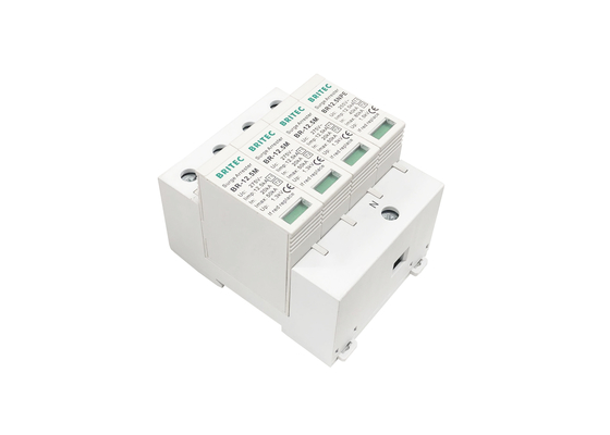 AC 275v Type 1 + 2 3 Pole + NPE Power Lightning Protection Class 1 + 2 مانع الصواعق