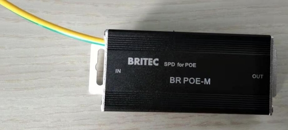 Ethernet PoE Surge Protector Telecom RJ45 Power Over مانع الصواعق rj45