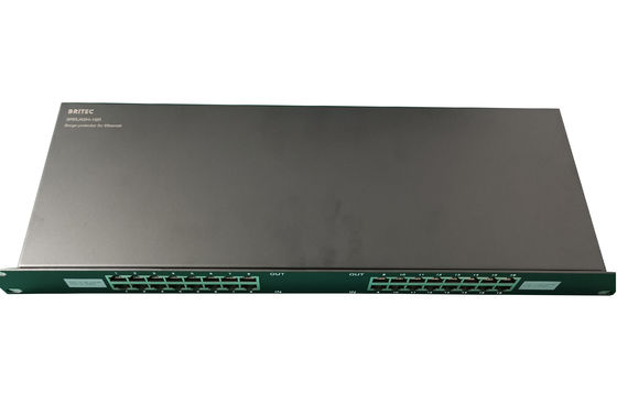 BRRJ45H-16R إشارة الاتصالات الموجة الزائدة المعتقلة 1000M رف التثبيت حماية إثرنيت الزيادة الزائدة