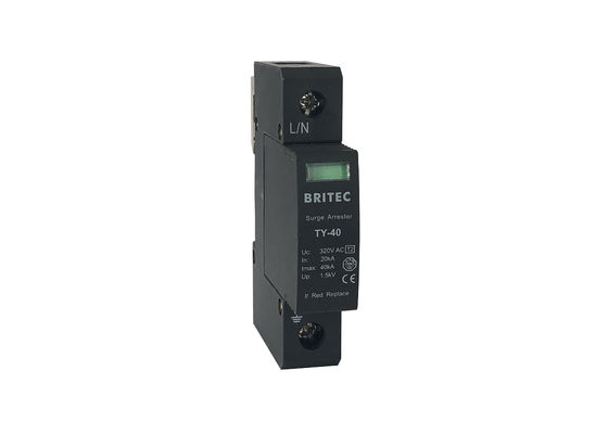 35 مليمتر نوع 2 صواعق صواعق Din Rail صواعق نوع 2 - 1P