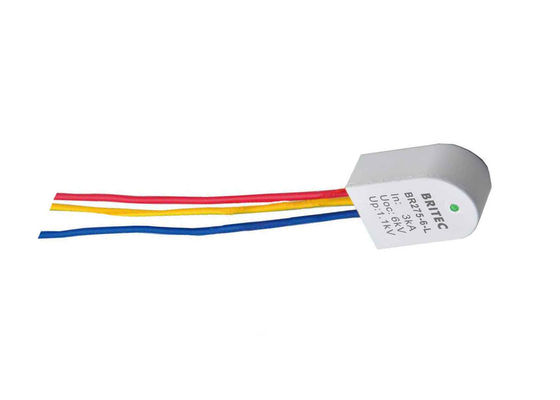 Uoc / In (8 / 20μS) 6kV / 3kA من النوع 3 Spd Class III Surge Arrester تصميم مضغوط